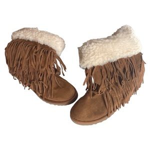 Madden Girl tassel boots size 9